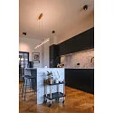 Luminaire de plafond TRILEDO double GU10, noir  gradable