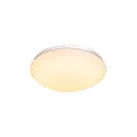 SLV Luminaire mural d'extérieur LIPSY® 30 DOME CCT Switch, cambré IP44, blanche 