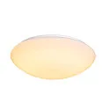 SLV Luminaire mural d'extérieur LIPSY® 50 DOME CCT Switch, cambré IP44, blanche 