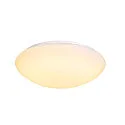 SLV Luminaire mural d'extérieur LIPSY® 50 DOME CCT Switch, cambré IP44, blanche 