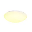 SLV Luminaire mural d'extérieur LIPSY® 50 DOME CCT Switch, cambré IP44, blanche 