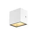 SLV Luminaire mural d'extérieur SITRA S WL UP/DOWN CCT Switch, commutable IP65, blanche 