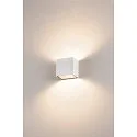 SLV Luminaire mural d'extérieur SITRA S WL UP/DOWN CCT Switch, commutable IP65, blanche 