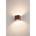 SLV Luminaire mural d'extérieur SITRA S WL UP/DOWN CCT Switch, commutable IP65, rouille 
