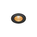 SLV Plafonnier extérieur PATTA-I ROUND DTW rond, rigide, Dim-To-Warm IP65, noir gradable