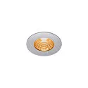 SLV Plafonnier extérieur PATTA-I ROUND DTW rond, rigide, Dim-To-Warm IP65, aluminium brossé gradable