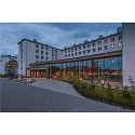 SLV Plafonnier extérieur PATTA-I ROUND DTW rond, rigide, Dim-To-Warm IP65, aluminium brossé gradable