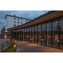 SLV Plafonnier extérieur PATTA-I ROUND DTW rond, rigide, Dim-To-Warm IP65, aluminium brossé gradable