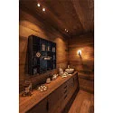 SLV LED Outdoor Recessed Downlight PATTA-I square, IP65 IK02, 7.3W 1800-3000K 440lm, dim to warm, black