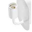 SLV Luminaire mural FITU WL E27 IP20, blanche gradable