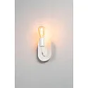 SLV Luminaire mural FITU WL E27 IP20, blanche gradable