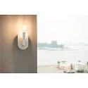 SLV Luminaire mural FITU WL E27 IP20, blanche gradable