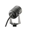 SLV Premium LED Outdoor Earth spike luminaire LED SPIKE, IP55 IK06, 6W 3000K 400lm 40°, swiveling, anthracite