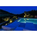 SLV Premium LED Outdoor Earth spike luminaire LED SPIKE, IP55 IK06, 6W 3000K 400lm 40°, swiveling, anthracite