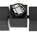 SLV Ceiling luminaire ALTRA DICE CW, Double, GU10 QPAR51, black