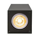 SLV Luminaire de plafond ALTRA DICE CL single GU10, noir 