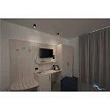 SLV Luminaire de plafond ALTRA DICE CL single GU10, noir 