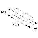 SLV DALI Converter on TRIAC, 10 - 300W, with automatic load detection, IP20, SK2, gray