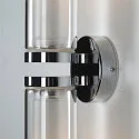 SLV Luminaire de miroir WL106 E14 IP44, chrome