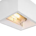 SLV Wall luminaire PLASTRA QT-DE12 WL Plaster luminaire, R7s 118mm, white