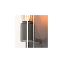 SLV Luminaire mural d’extérieur QUADRULO WL angulaire, sans capteur E27 IP44, anthrazit gradable