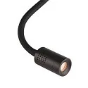 SLV Premium LED Displaylamp DIO FLEX PLATE, with flex arm and switch, 1.9W 45°, 2700K 70lm, black