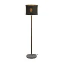 SLV Lampadaire d'extérieur ADEGAN MANILA SL E27 IP44, anthrazit, argent