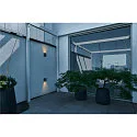 SLV LED Outdoor Wall luminaire VILUA I WL, IP54, 16W 3000K 405lm 100°, anthracite