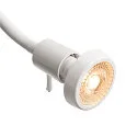 SLV Wall luminaire DIO FLEX PLATE QPAR51 WL, GU10 max. 50W, white