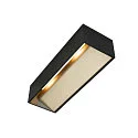 Luminaire mural LOGS IN L haut bas, indirect IP20, noir gradable
