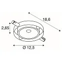 SLV LED Wire luminaire DURNO for TENSEO low-voltage wire system, 9W, 2700K, 360lm, white