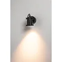 SLV Projecteur d'extérieur NAUTILUS WL-CL pivotant, rotatif GU10 IP54, noir mat gradable