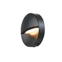 Outdoor luminaire DOWNUNDER OUT ROUND WL LED Wall recessed luminaire, 4,5W, 3000/4000K, 140lm, IP65, anthracite