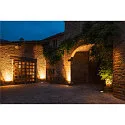 SLV Projecteur encastré DASAR 270 LED rond, asymétrique, passable IP65 / IP67, acier inoxydable 