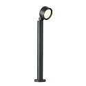 SLV Lampadaire d'extérieur ESKINA 80 POLE CCT rotatif, CCT Switch, inclinable IP65, anthrazit gradable