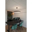Luminaire à suspension ONE 60 DALI IP20, noir  gradable