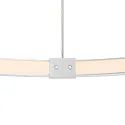 SLV LED Pendant luminaire ONE 60 DALI LED, 25W, 3000/4000K, 1400/1500lm, white