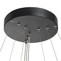 SLV LED Pendant luminaire ONE TRIO DALI LED, 65W, 3000/4000K, 3900/4200lm, black