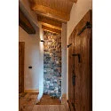 SLV Luminaire mural LOGS IN L DTW haut bas, Dim-To-Warm, indirect IP20, noir gradable