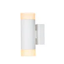Luminaire mural ASTINA haut bas, cylindrique, avec diffuseur GU10 IP20, blanche gradable