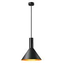 Luminaire à suspension PHELIA 275 E27, or, noir 