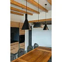 SLV Luminaire à suspension PHELIA 280 E27, or, noir 