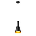 SLV Luminaire à suspension PHELIA 130 PD petit E27 IP20, or, noir  gradable