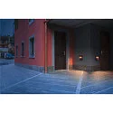 SLV Luminaire mural d'extérieur FLATT angulaire, CCT Switch, commutable IP65, anthrazit, mat 