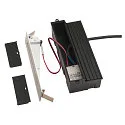 SLV LED Wall recessed luminaire NOTAPO, 3000K, 6lm, white, 18cm