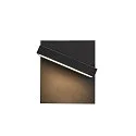 SLV Luminaire mural d'extérieur ABRIDOR pivotant, CCT Switch, commutable IP55, anthrazit 
