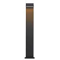 SLV Luminaire d'allées ABRIDOR POLE 100 pivotant, CCT Switch, commutable IP55, anthrazit 