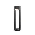 SLV Luminaire d'allées QUAD POLE angulaire, pivotant, commutable IP65, anthrazit 