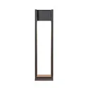 SLV Luminaire d'allées QUAD POLE angulaire, pivotant, commutable IP65, anthrazit 