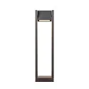 SLV Luminaire d'allées QUAD POLE angulaire, pivotant, commutable IP65, anthrazit 